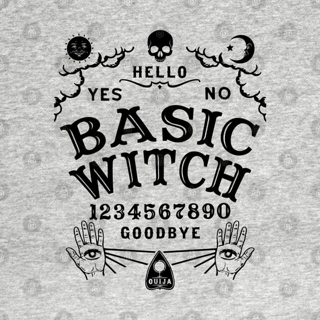 Basic Witch Ouija Board by Tshirt Samurai